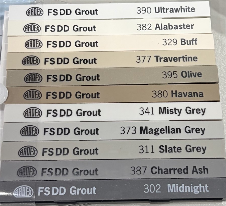 FSDD 拋光細縫填縫劑色卡